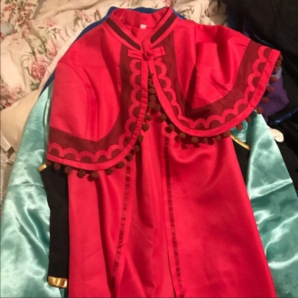 Princess Ana Frozen Dress Cosplay Costume XXL fits like M - Picture 5 of 6